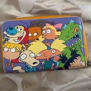 Nickelodeon Loungefly Wallet Hey Arnold Rugrats SpongeBob